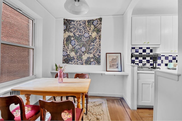 30 Bogardus Pl Unit 2B, New York City, NY 10040 - dining space featuring light wood-style floors