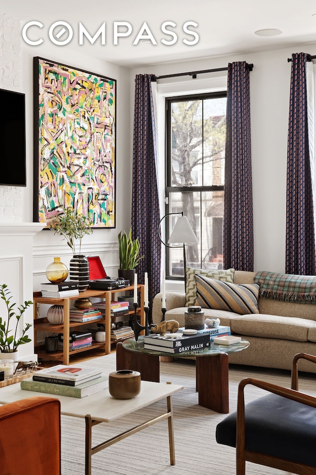 view of living room