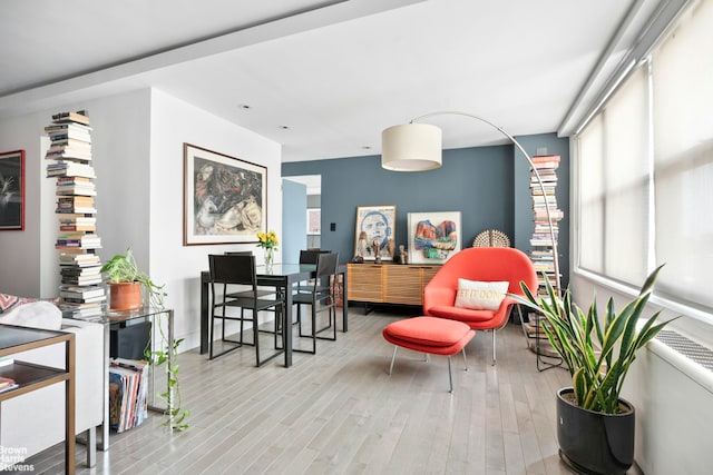 interior space featuring wood finished floors