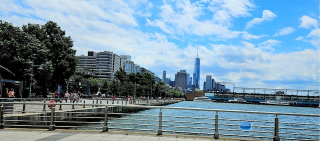 exterior space featuring a view of city