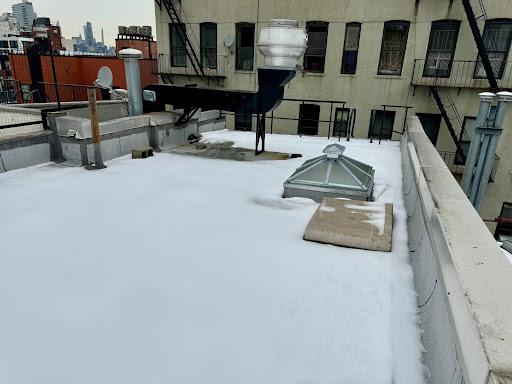 225 S 1st St, New York City, NY 11211 - yard layered in snow featuring a city view