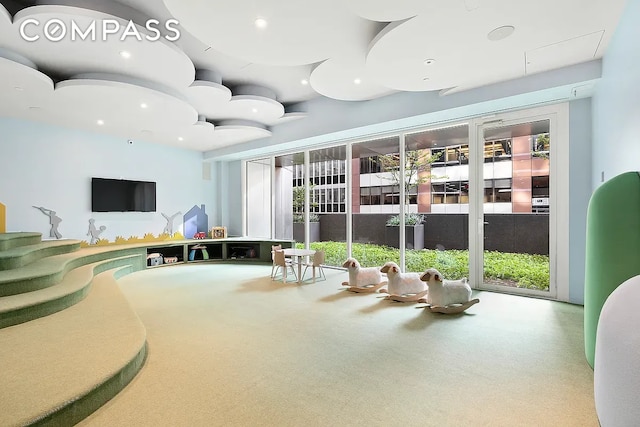 135 W 52nd St Unit 40A, New York City, NY 10019 - interior space with recessed lighting