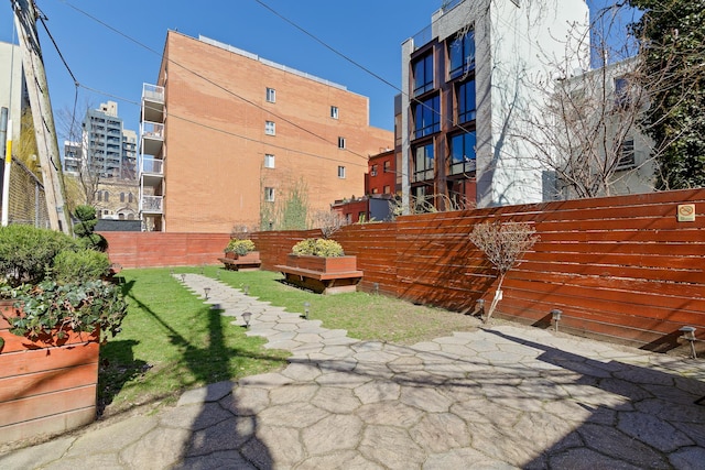 view of fenced yard