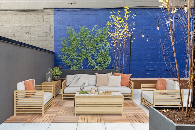 517 W 29th St Phc, Phc, New York City, NY 10001 - wooden terrace featuring outdoor lounge area