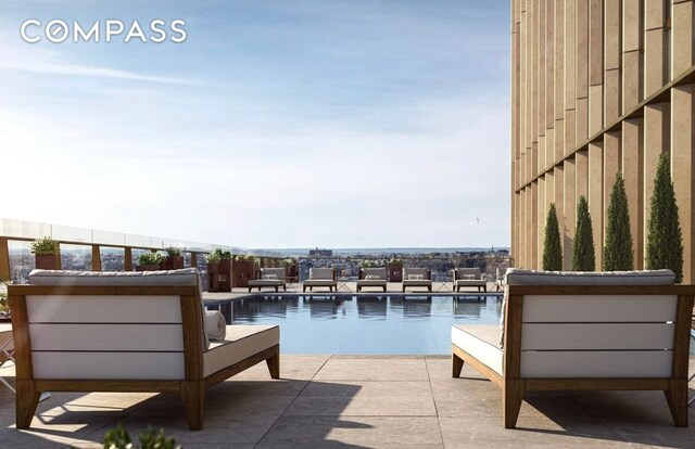 35 Hudson Yards Unit 5805, New York City, NY 10001 - view of pool with a pool and a patio area