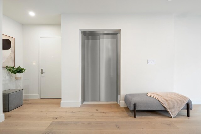 78 1st Pl Unit 5, New York City, NY 11231 - corridor featuring light wood-style floors, baseboards, and recessed lighting