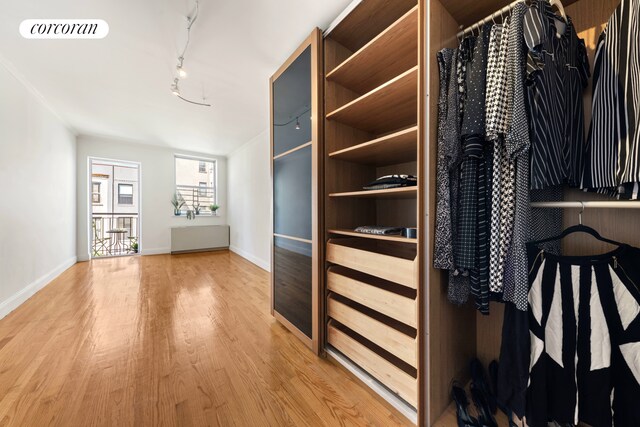 203 W 122nd St Unit 4, New York City, NY 10027 - spacious closet featuring wood finished floors