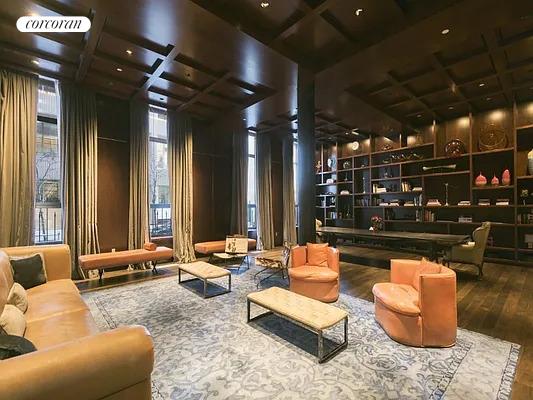 community lobby with visible vents