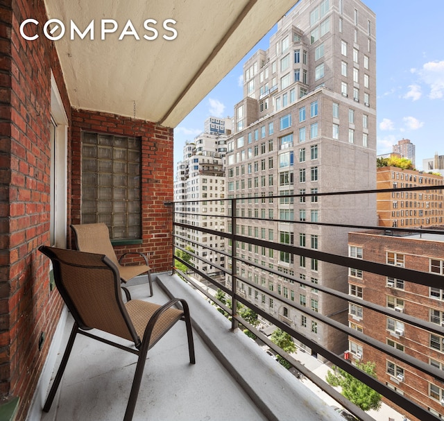 33 E End Ave Unit 9F, New York City, NY 10028 - balcony with a city view