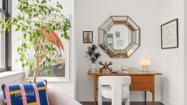 1 Hanson Pl Unit 16-F, New York City, NY 11217 - office space featuring baseboards and wood finished floors