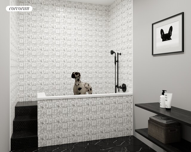 428 E 9th St Unit 411, New York City, NY 11218 - bathroom with walk in shower