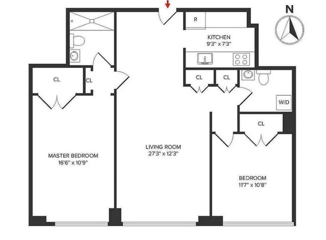 61 W 62nd St Unit 27G, New York City, NY 10023 - floor plan / room layout
