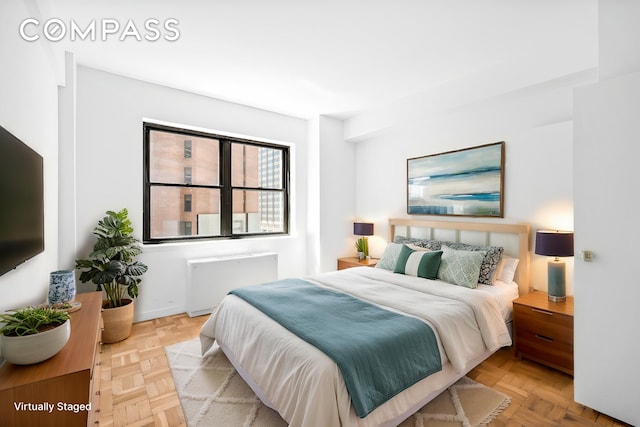 7 Park Ave Unit 66, New York City, NY 10016 - bedroom featuring radiator