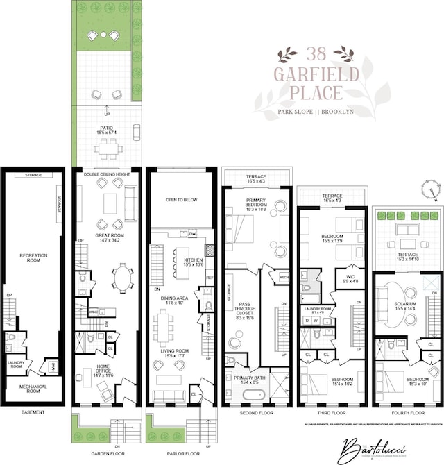 38 Garfield Place, New York City, NY 11215 - room layout