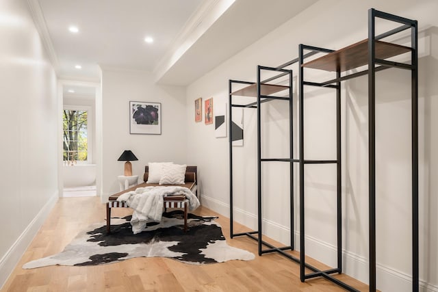 38 Garfield Place, New York City, NY 11215 - bedroom featuring ornamental molding, wood finished floors, baseboards, and recessed lighting