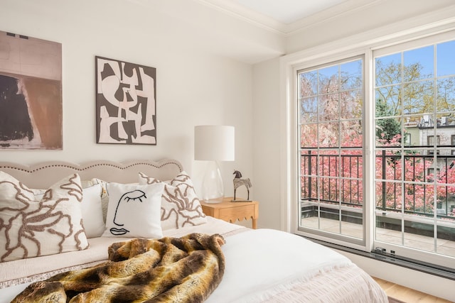 38 Garfield Place, New York City, NY 11215 - bedroom with crown molding and wood finished floors