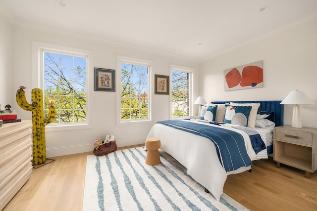 38 Garfield Place, New York City, NY 11215 - bedroom with wood finished floors, baseboards, and crown molding