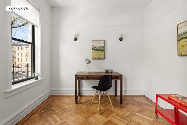 511 8th Ave, New York City, NY 11215 - office with baseboards and visible vents