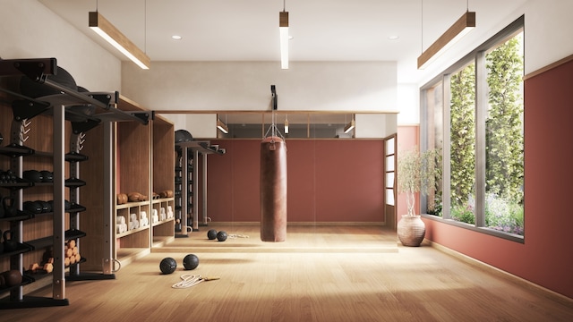 interior space with a healthy amount of sunlight and wood finished floors