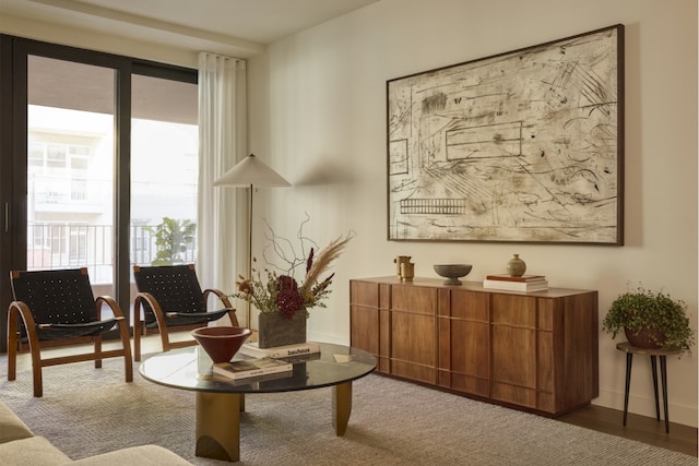 view of living area