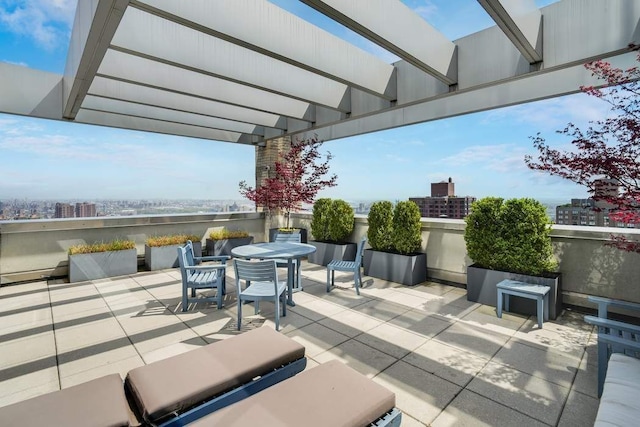 view of patio / terrace with outdoor dining space