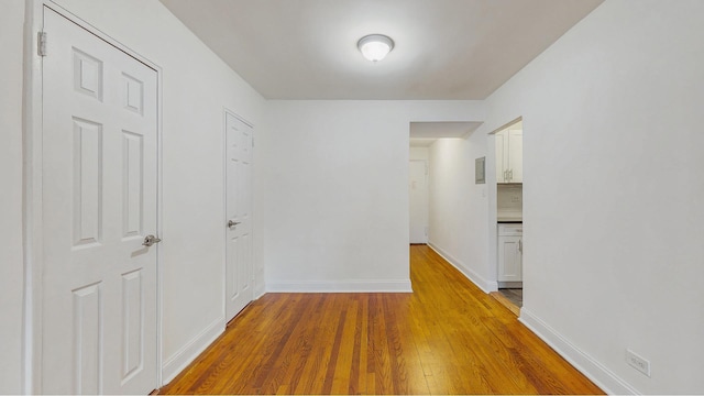 3500 Snyder Ave Unit 3P, New York City, NY 11203 - hallway with light wood-type flooring and baseboards