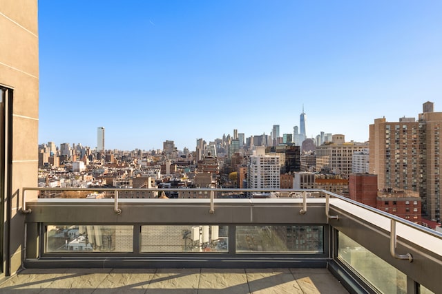 123 3rd Ave Unit Ph18, New York City, NY 10003 - balcony with a view of skyline