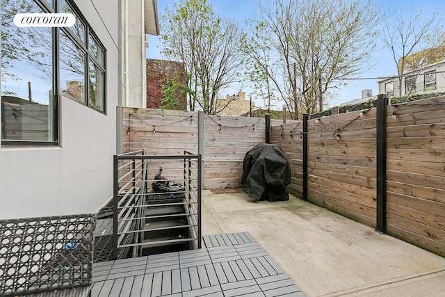 519 Maple St Unit 1B, New York City, NY 11225 - view of patio / terrace with grilling area