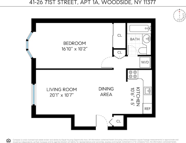 41-26 71st St Unit 1A, New York City, NY 11377 - home floor plan