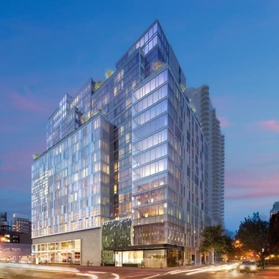 view of building exterior featuring a view of city