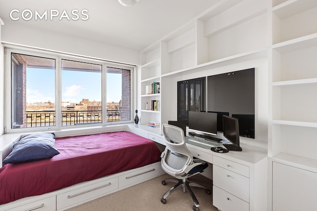 45 E End Ave Unit 6/7B, New York City, NY 10028 - carpeted bedroom featuring a desk
