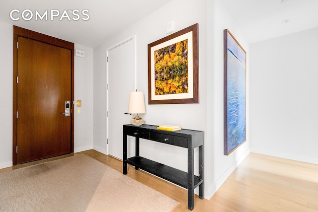 10 Riverside Blvd Unit 28C, New York City, NY 10069 - foyer with wood finished floors and baseboards
