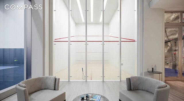 10 Riverside Blvd Unit 28C, New York City, NY 10069 - sitting room featuring wood finished floors
