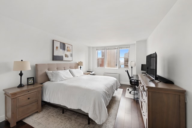 201 E 36th St Unit 17D, New York City, NY 10016 - bedroom with wood finished floors
