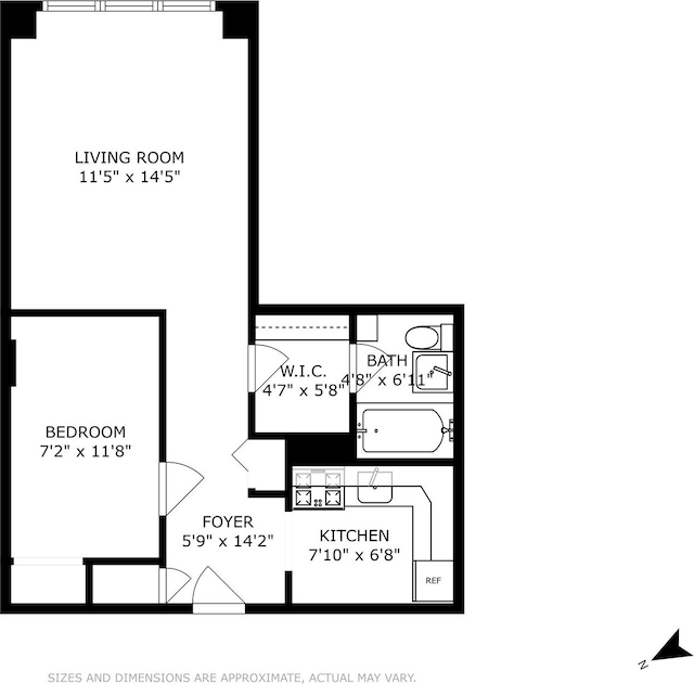 305 E 24th St Unit 4L, New York City, NY 10010 - view of floor plan / room layout