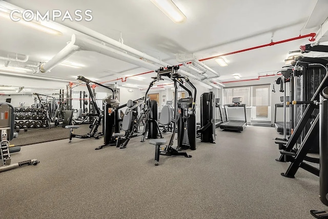 view of gym