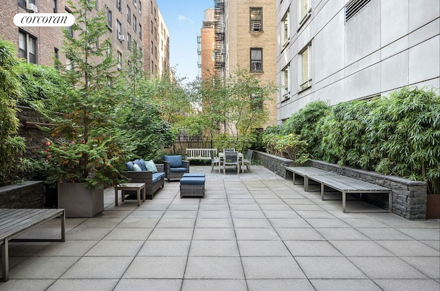 view of patio / terrace featuring outdoor lounge area