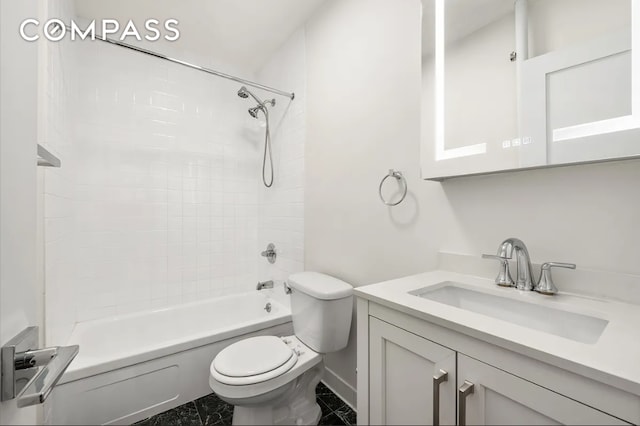 130 W 80th St Unit 4F, New York City, NY 10024 - bathroom with vanity and shower / bath combination