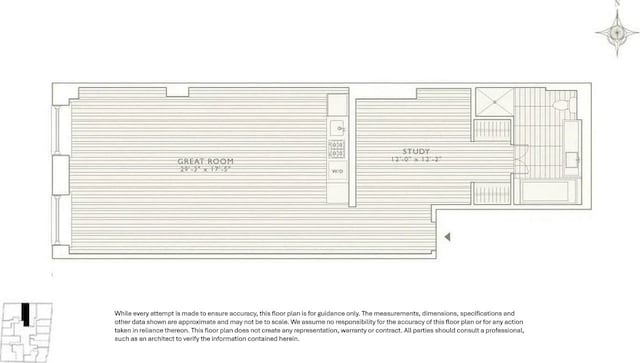 20 Pine St Unit 2207, New York City, NY 10005 - view of property floor plan