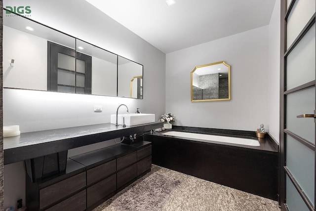 20 Pine St Unit 2207, New York City, NY 10005 - full bathroom featuring a bath and vanity