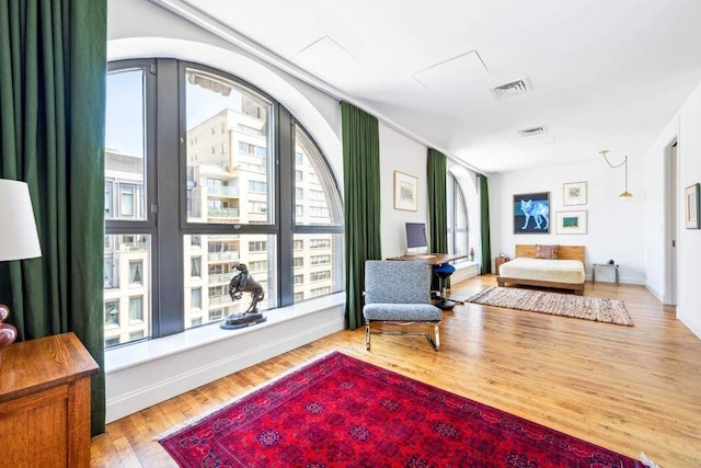 65 W 13th St Unit 9B, New York City, NY 10011 - sitting room with wood finished floors and baseboards