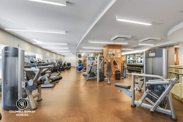 70 Little W St Unit 5C, New York City, NY 10280 - view of workout area