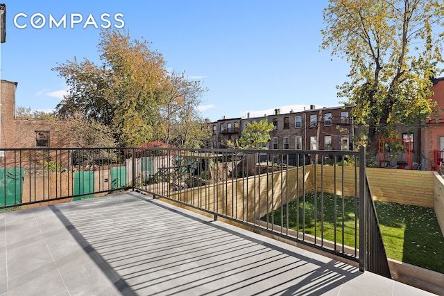 198 Madison St Unit Sf, New York City, NY 11216 - view of balcony