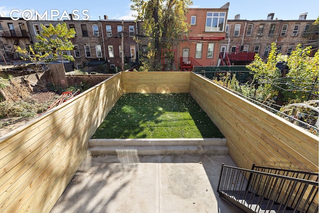 198 Madison St Unit Sf, New York City, NY 11216 - view of fenced backyard