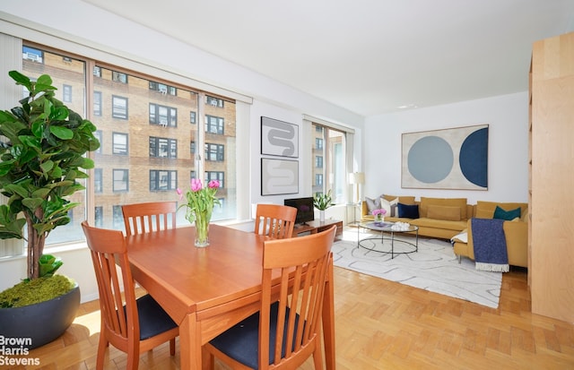 view of dining room