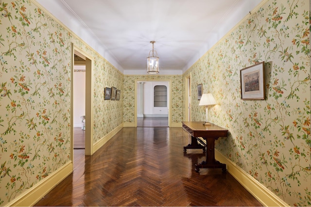 1165 Park Ave Unit 10A, New York City, NY 10128 - corridor featuring ornamental molding and baseboards