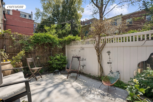 502 1st St Unit 1, New York City, NY 11215 - fenced backyard featuring a patio area