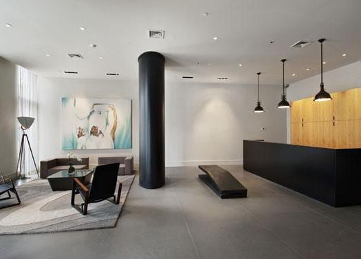 community lobby featuring visible vents