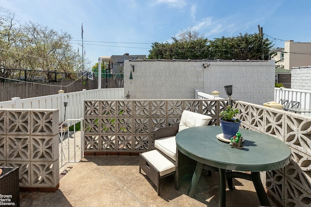 626 81st St, New York City, NY 11209 - view of patio with outdoor dining space