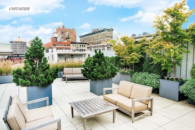 63 Greene St Unit Loft4D, New York City, NY 10012 - view of patio / terrace with an outdoor hangout area